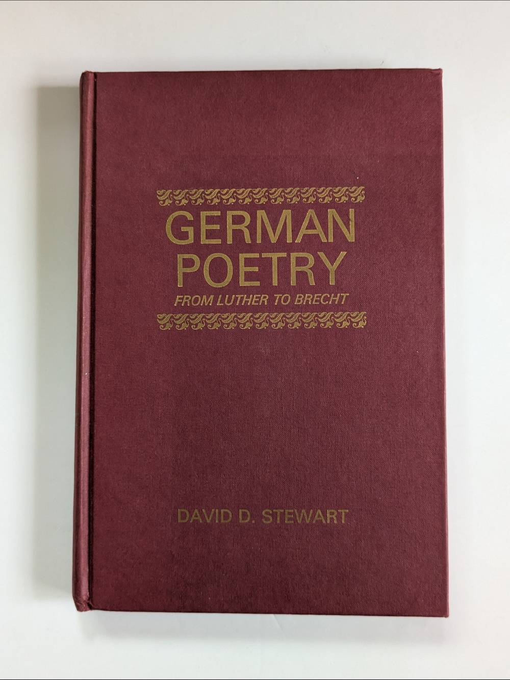 German Poetry From Luther To Brecht  Vintage Textbook 1964